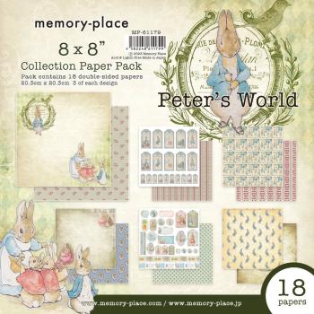 Memory Place - Designpapier "Peter's World" Paper Pack 8x8 Inch - 18 Bogen