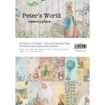 Memory Place - Designpapier "Peter's World" Paper Pack A4 - 12 Bogen