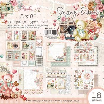 Memory Place - Designpapier "Beary Sweet" Paper Pack 8x8 Inch - 18 Bogen