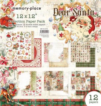 Memory Place - Designpapier "Dear Santa" Paper Pack 12x12 Inch - 12 Bogen