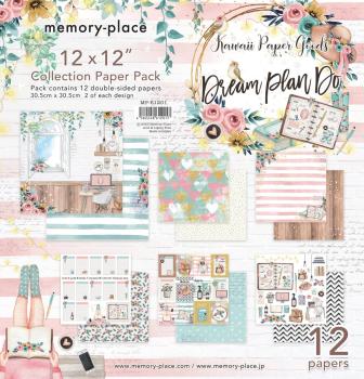 Memory Place - Designpapier "Dream Plan Do" Paper Pack 12x12 Inch - 12 Bogen