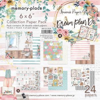 Memory Place - Designpapier "Dream Plan Do" Paper Pack 6x6 Inch - 24 Bogen