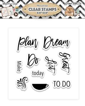 Memory Place - Stempelset "Dream Plan Do" Clear Stamps