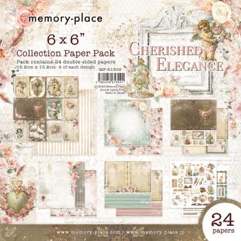 Memory Place - Designpapier "Cherished Elegance" Paper Pack 6x6 Inch - 24 Bogen