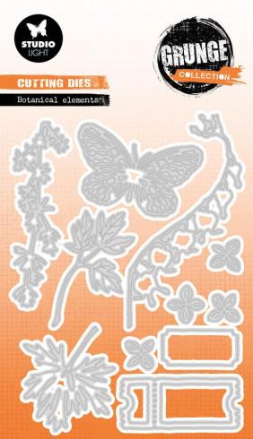 Studio Light - Stanzschablone "Botanical Elements" Dies Grunge Collection 