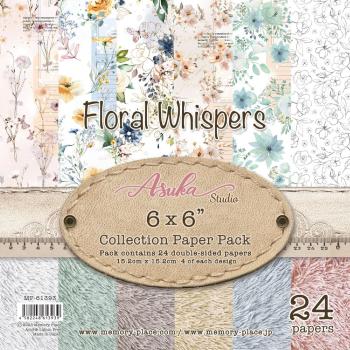Memory Place - Designpapier "Floral Whispers" Paper Pack 6x6 Inch - 24 Bogen