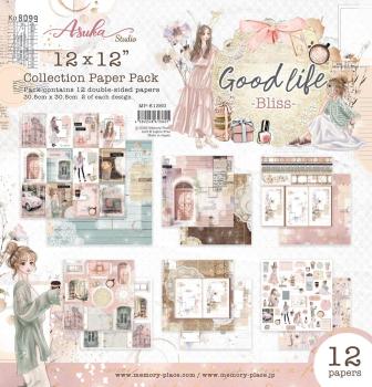 Memory Place - Designpapier "Good Life Bliss" Paper Pack 12x12 Inch - 12 Bogen