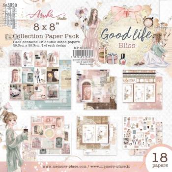 Memory Place - Designpapier "Good Life Bliss" Paper Pack 8x8 Inch - 18 Bogen