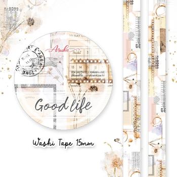 Memory Place "Good Life 4" Washi Tape 15mmx5m