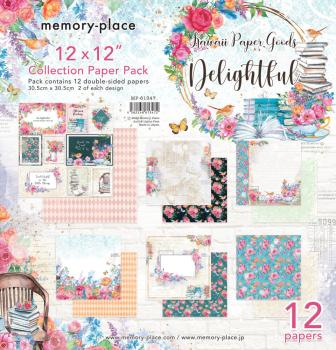 Memory Place - Designpapier "Delightful" Paper Pack 12x12 Inch - 12 Bogen