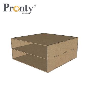 Pronty Crafts - MDF Organizer Grundbox Kastenschublade "Big Storage Accessoires Box"