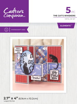 Crafters Companion - Stanzschablone "The Cat's Whiskers" Dies