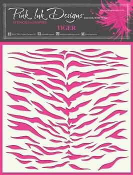 Pink Ink Designs - Schablone "Tiger" Stencil