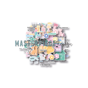 Masterpiece Design - Stanzteile "Home Is Where the Heart Is" Die Cuts Musthave