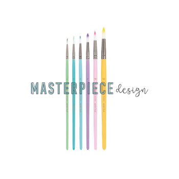 Masterpiece Design - Pinsel "Pastell" Brushes 6 Stück