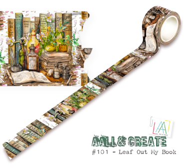 AALL and Create "Leaf Out My Book" Washi Tape 25 mm