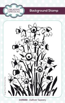 Creative Expressions - Gummistempel A6 "Daffodil Tapestry" Rubber Stamp