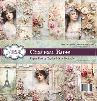 Creative Expressions - Designpapier "Chateau Rose" Paper Pack 8x8 Inch - 24 Bogen 