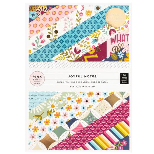 American Crafts - Designpapier "Joyful Notes" Paper Pack 6x8 Inch - 36 Bogen