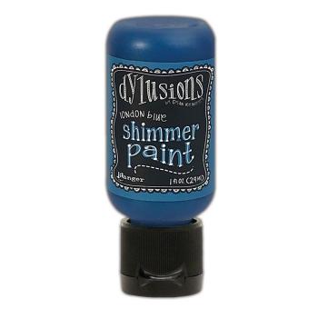 Ranger - Dylusions Flip Cap Paint Shimmer "London Blue" 29ml