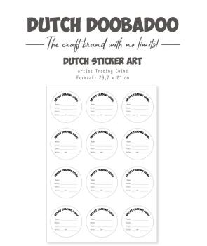 Dutch Doobadoo - Aufkleber "Artist Trading Coins" Sticker