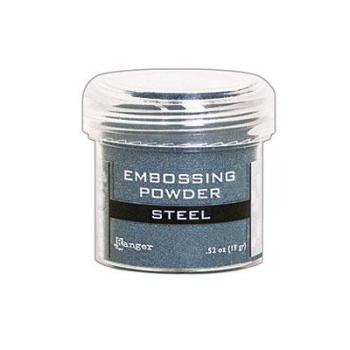Ranger Ink - Embossingpulver "metallic steel" Embossing Powder