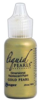 Ranger Ink - 3D Perlenkleber "Gold Pearl" Liquid Pearls 14g