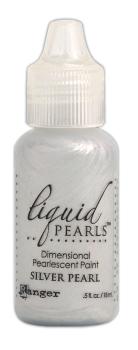 Ranger Ink - 3D Perlenkleber "Silver Pearl" Liquid Pearls 14g