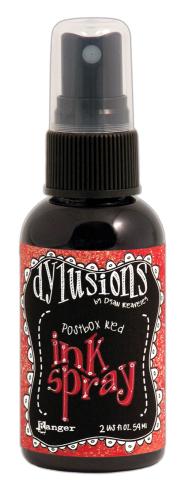 Ranger Ink - Dylusions Ink Spray 59ml "Postbox Red" Design by Dylan Reaveley