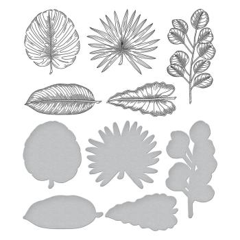 Spellbinders - Press Plate & Dies "Tropical Leaves"