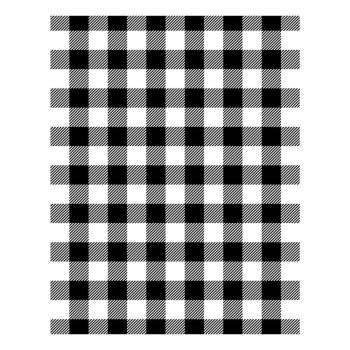 Spellbinders - Buchdrucktechnik "Buffalo Plaid" Press Plate