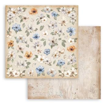 Stamperia - Designpapier "Flowers" Paper Sheets 12x12 Inch - 10 Bogen