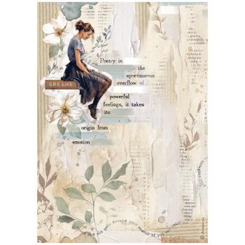 Stamperia - Decopatch Papier "Lady" Decoupage A4 - 6 Bogen 