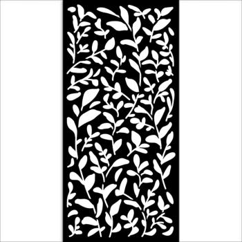 Stamperia - Schablone 12x25cm "Leaves Pattern" Stencil