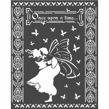 Stamperia - Schablone 20x25cm "Once Upon A Time" Stencil