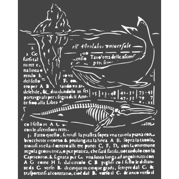 Stamperia - Schablone 20x25cm "Whale" Stencil