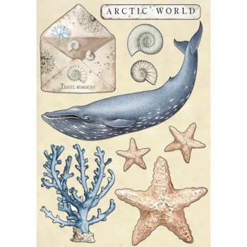 Stamperia - Holzteile A5 "Arctic World" Wooden Shapes