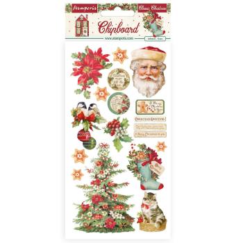 Stamperia - Aufkleber "Classic Christmas" Chipboards