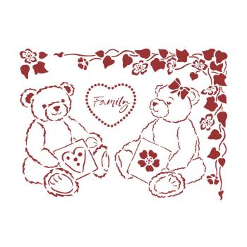 Stamperia - Schablone A5 "Daydream Bears" Stencil