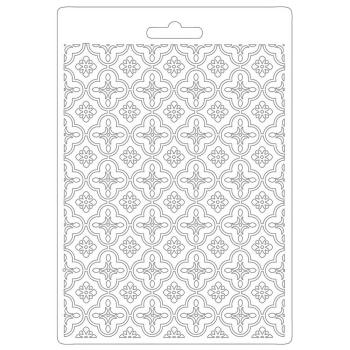 Stamperia - Gießform A5 "Lady Vagabond Lifestyle Metal Texture" Soft Mould 