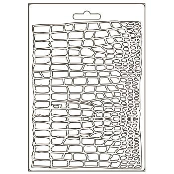 Stamperia - Gießform A5 "Savana Crocodile Pattern" Soft Mould 