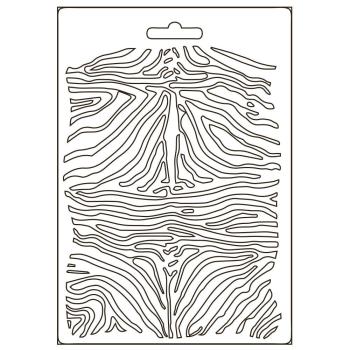Stamperia - Gießform A5 "Savana Zebra Pattern" Soft Mould 