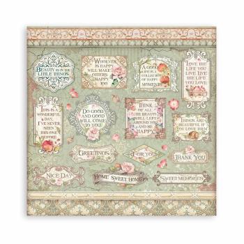 Stamperia - Designpapier "Casa Granada" Paper Pack 6x6 Inch - 10 Bogen