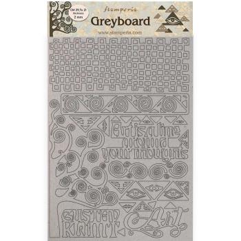 Stamperia - Stanzteile aus Graupappe "Klimt Tree Pattern" Greyboard Die Cuts