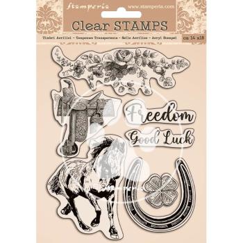 Stamperia - Stempelset "Romantic Horses" Clear Stamps