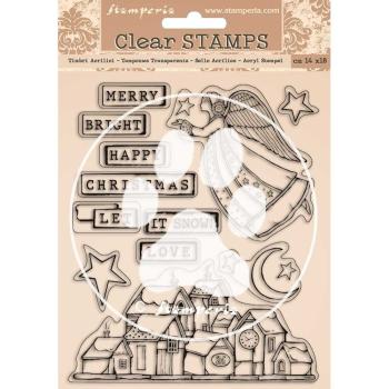 Stamperia - Stempelset "Christmas Patchwork" Clear Stamps