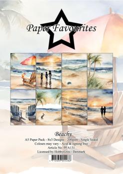 Paper Favourites - Designpapier "Beachy" Paper Pack A5 - 24 Bogen
