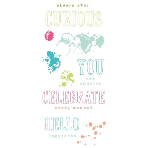 Sizzix - Stempelset "Hello You Sentiments" Clear Stamps Design by 49 and Market
