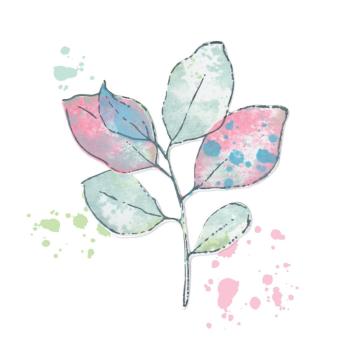 Sizzix - Stanzschablone & Stempelset "Painted Pencil Leaves" Framelits Craft Dies & Clear Stamps by 49 and Market