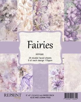 Reprint - Designpapier "Fairies" Paper Pack 6x6 Inch - 20 Bogen
